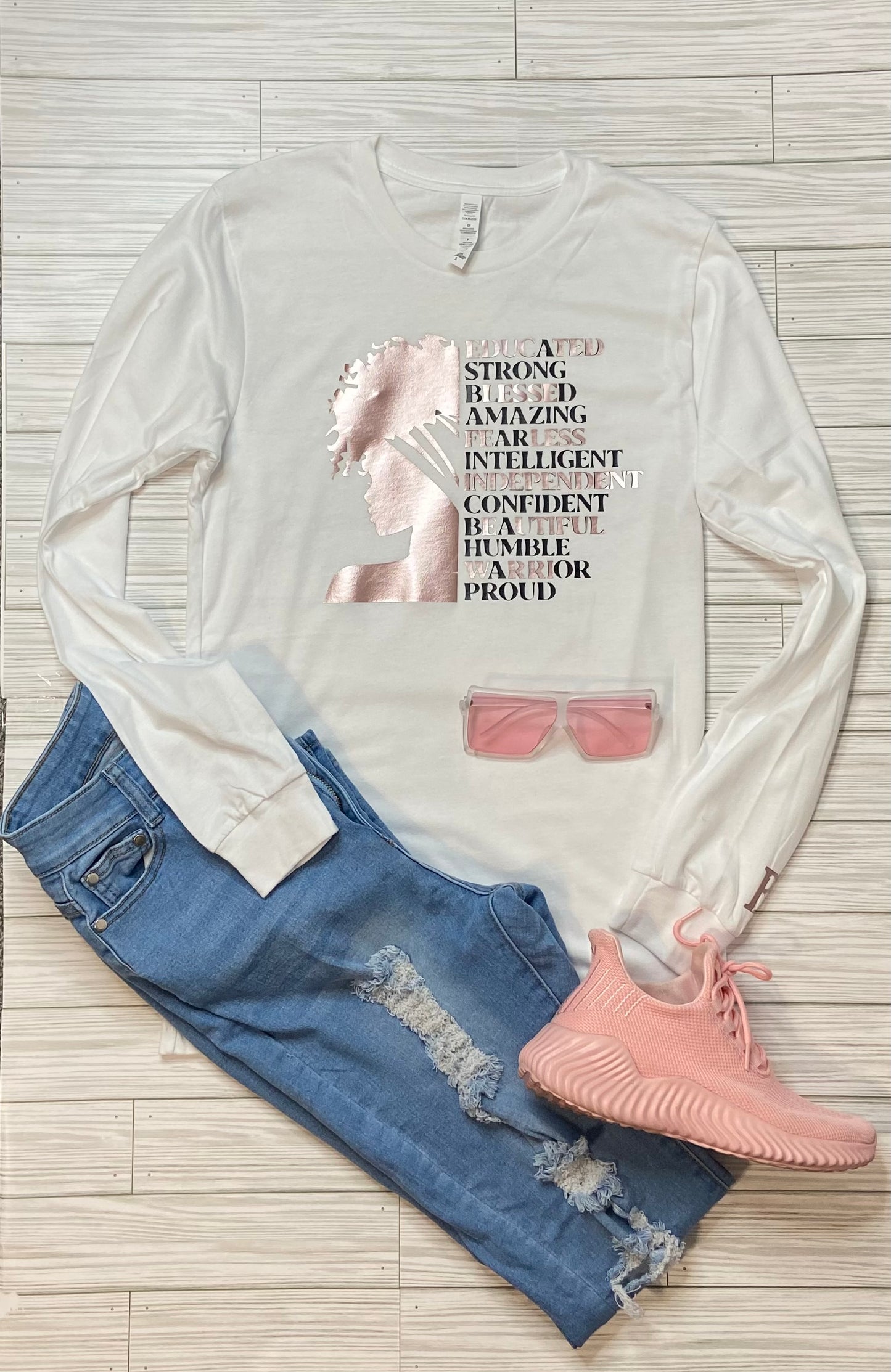 Queen Affirmation Long Sleeve Tee