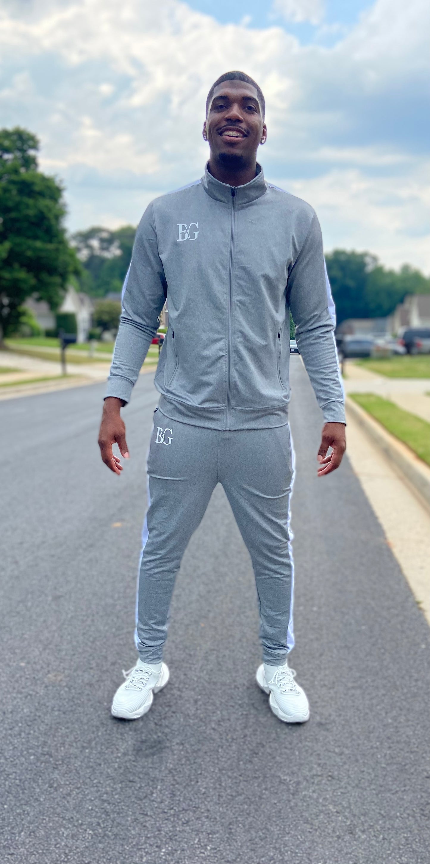 ICE (Gray) Male Jogger/Track Suit